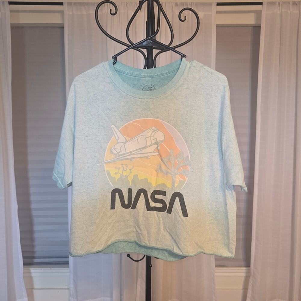Cold Crush Light Blue NASA Graphic Tee